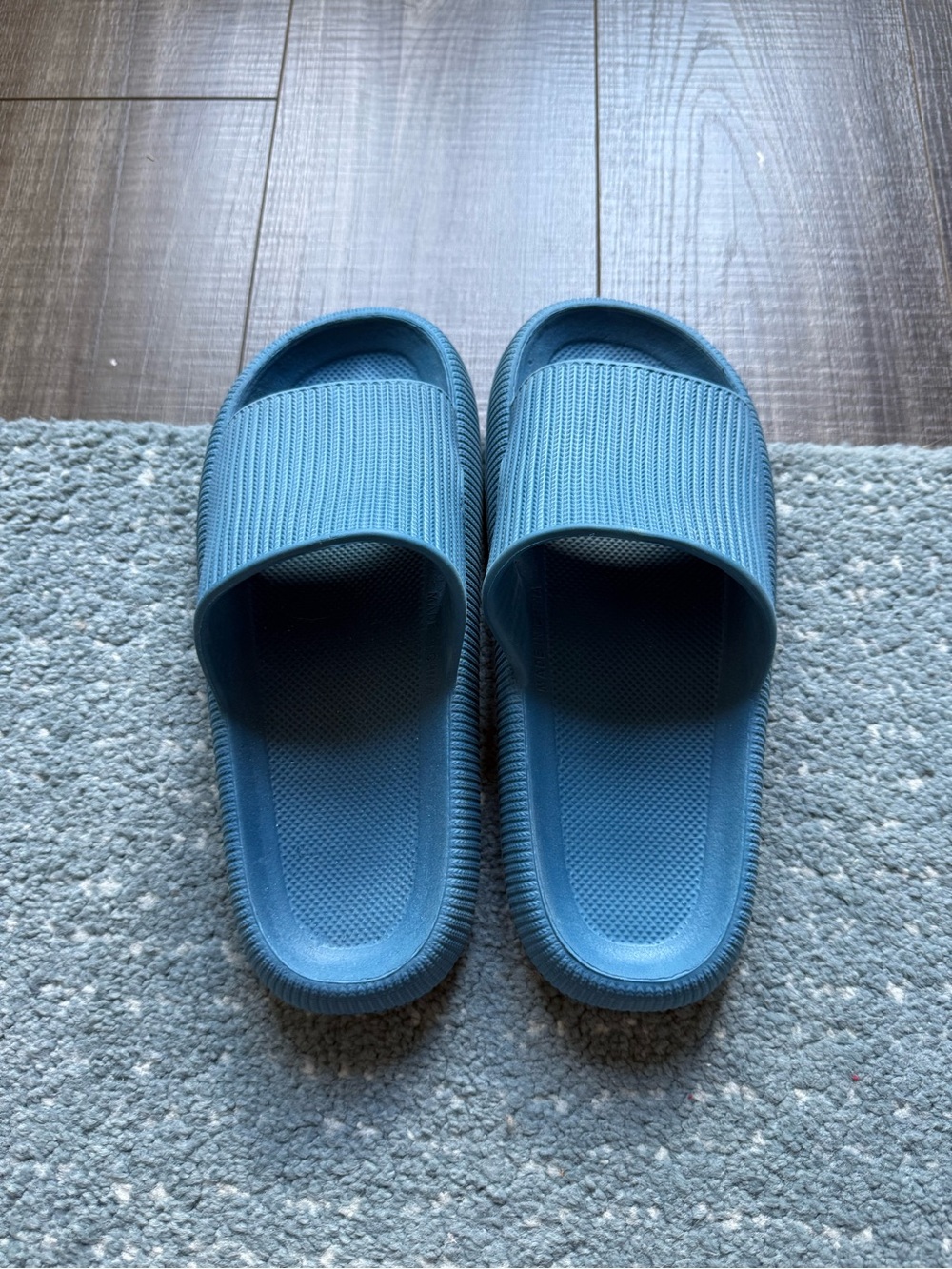 Blue Slide Sandals